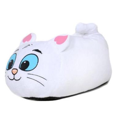 Imagem de Pantufa Europa Turma da Mônica Mingau 1007, Branco, 32/33