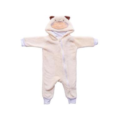 Imagem de Macacão bebê bichinhos fofinho c/capuz pijama kigurumi - Baby Joy, Tig