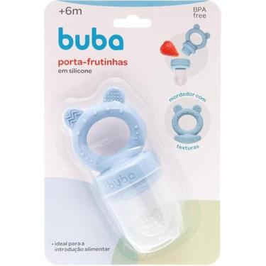 Imagem de Porta Frutinhas Em Silicone Ursinho Azul Buba - 18852