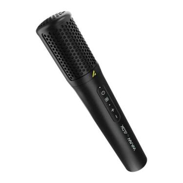 Imagem de Microfone wireless sem fio waaw vocal 100 pro recarregável preto, PRET