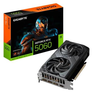 Imagem de Placa de Vídeo Gigabyte Windforce OC NVIDIA GeForce RTX-5060 8GB GDDR7
