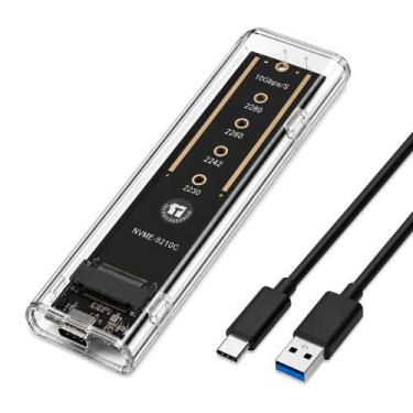 Imagem de Case SSD M.2 NVMe USB-C 10 Gbps Transparente Snaker
