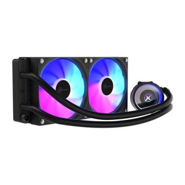 Imagem de Water cooler 240mm kalkan aura lite, argb, black - klk00098