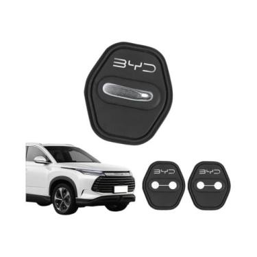 Imagem de Adesivo Protetor Para Fechadura De Porta De Carro BYD Han EV Tang DM Q