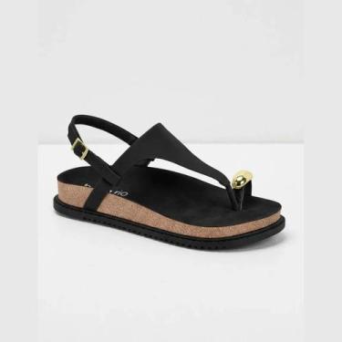 Imagem de Sandália Beira Rio Feminina Original Dedo Ring Toe 8524.109 -, Preto, 