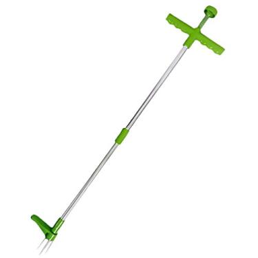 Imagem de Hemoton Ferramenta de Remoção de Ervas Daninhas E de Raiz Com Garras de Aço Inoxidável Removedor Ruderal Manual Extrator de Ervas Daninhas Ferramenta Manual (Verde)