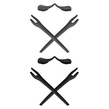 Imagem de Mryok Kits de reposição para óculos de sol Oakley Radar EV Path XS OJ9001, Cinza e preto, One Size