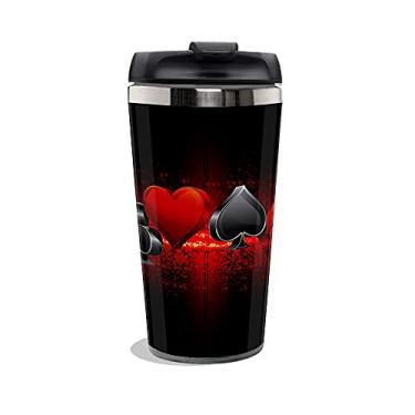 Imagem de Copo Termico Personalizado Cartas Baralho