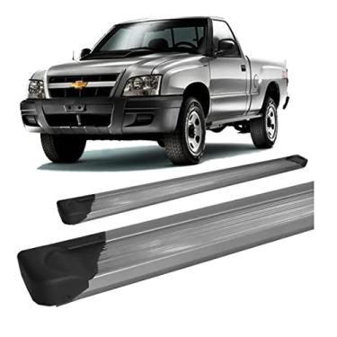 Imagem de Estribo S10 1995 ate 2011 chapa Alumínio Prata C/S