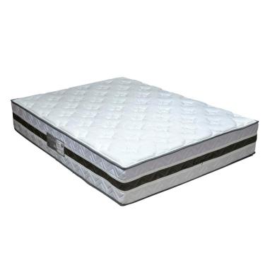 Imagem de Colchão King Size Paropas La Confort com Molas Ensacadas 32x193x203 cm - Cinza