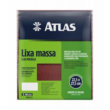 Imagem de Lixa Massa E Madeira Atlas Grão 60
