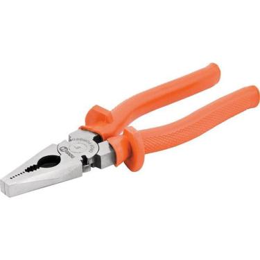 Imagem de Alicate Universal 8" Aço Carbono Polido Plastificado Nove54