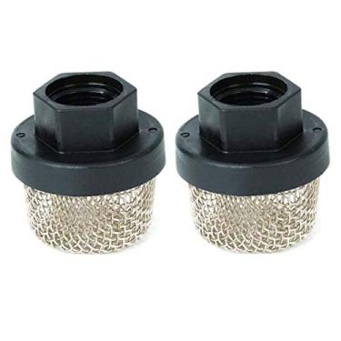 Imagem de GSHFIGHTING 2 peças/pacote de 7/8 polegadas UNF Tela de filtro de entrada 246385 para 390 Ultra 395 495 Armas de spray de tinta sem ar, serve para bombas de tinta Titan Wagner Spray
