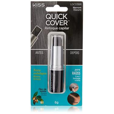 Imagem de Kiss New York Gray Hair Touch Up Batom Marrom Escuro