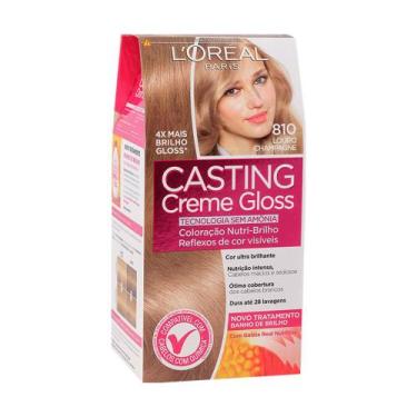 Imagem de Kit 6 Und Tintura L'oréal Casting Creme Gloss 810 Louro Champagne 40ml