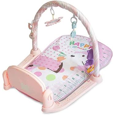 Imagem de Tapetinho com Mobile Pianinho Musical Melodia, IBMKIDS (Rosa)