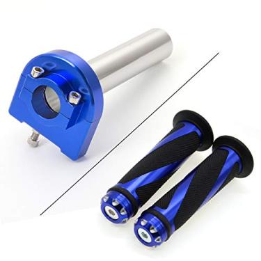 Imagem de Barra de alça para motocicleta Krace de 2,2 cm com controle de alavanca motorizada CNC de torção rápida para a maioria das scooter Sportbikes ATV para Kawasaki Honda KTM Suzuki Yamaha Ducati