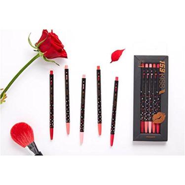 Imagem de Monami 153 Kiss Edition Canetas esferográficas, (0,5 mm), tinta preta, 5 unidades