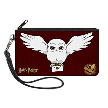 Imagem de Buckle-Down Carteira feminina pequena com zíper de fivela Harry Potter, Harry Potter, 6,5 x 3,5 EUA