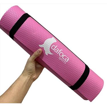 Imagem de Tapete De Yoga E Exercício Colchonete 5mm Com Alça Df1030 180x50cm Dafoca Sports