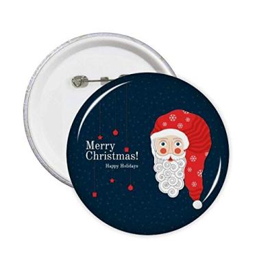 Imagem de Alfinetes de Papai Noel com emblema de botão para decoração de 5 peças
