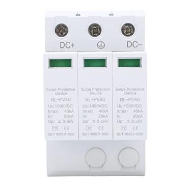 Imagem de Dispositivo de Proteção contra Surtos 3P NL-PV40 Protetor de Tensão Residencial IP20 Pára-tensos para Uso Doméstico Fotovoltaico