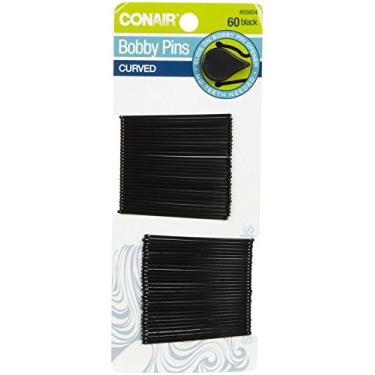 Imagem de Conair Bobby Pins Curvo Preto - 60 CT