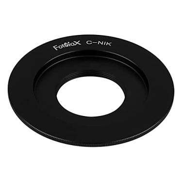 Imagem de Adaptador de montagem de lente Fotodiox compatível com lentes de CCTV/cine de montagem C para câmeras Nikon de montagem F