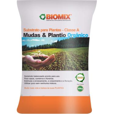 Imagem de Substrato Mudas & Plantio Orgânico Biomix - 20 kg