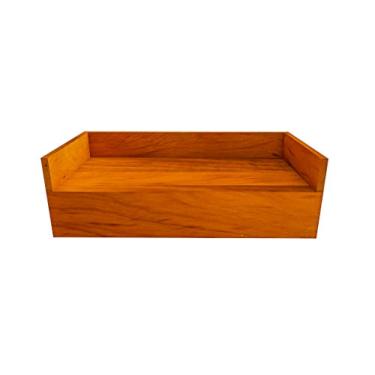Imagem de Bancada de Banheiro Fabricada em Madeira de Demolição Medindo 100x40cm