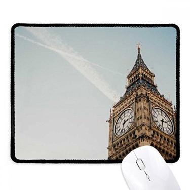 Imagem de Mousepad Big Ben Clouds Blue Sky Tapete de borracha para jogos