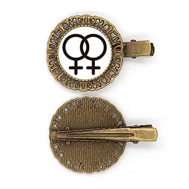 Imagem de Grampo de cabelo feminino para identificação de diferenciação de gênero