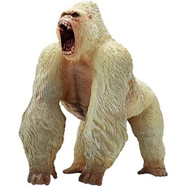 Imagem de Gorila King Kong Brinquedos Action Figure Rampage Gorilla Fight Modo Gorila Macaco Sólido Animal Selvagem Estatuetas para RPG História Contando Brinqu