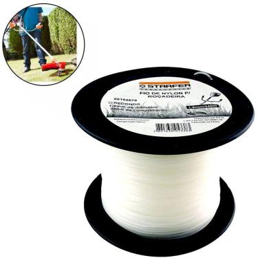 Imagem de Fio de Nylon para Roçadeira Aparador de Grama 1,8mm x 340 metros - Starfer
