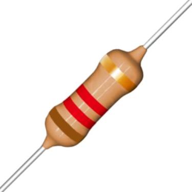 Imagem de Resistor 1K2 1,2k -1/4W-5% Kit com 100 Unidades - Para Eletrônica