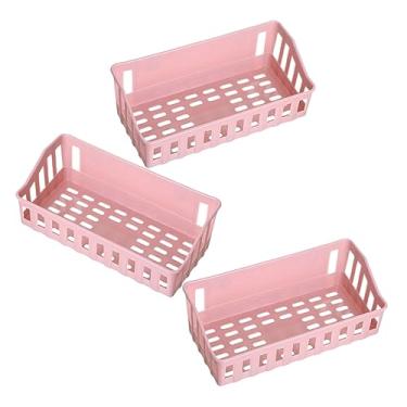 Imagem de Garneck Conjunto De 3 Peças De Prateleiras De Banheiro Sem Perfurações Cesto De Parede De Plástico Para Banheiro Prateleira De Armazenamento Suporte De Prateleira Prateleira De