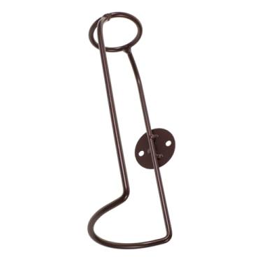 Imagem de HOMSFOU Suporte Para Vinho Montado Na Parede Moldura Decorativa De Ferro Único