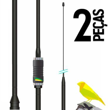 Imagem de 2 Antena Px Bobinada Prolongador 100w Canarinho Viuva Negra Steelbras