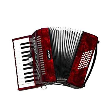 Imagem de Acordeon 48 baixos BAC48-3PRD Vermelho Benson