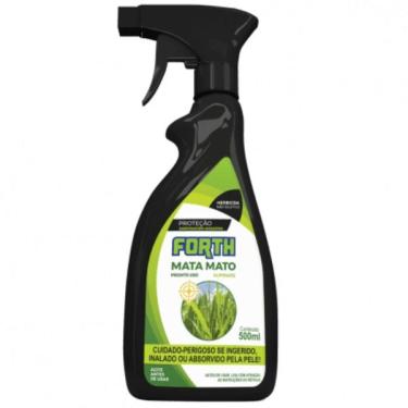 Imagem de Herbicida Pronto Uso Forth Mata Mato Jardim 500ml Glifosato