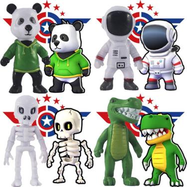 Imagem de Stumble Guys 4 Bonecos Personagem Jogo  