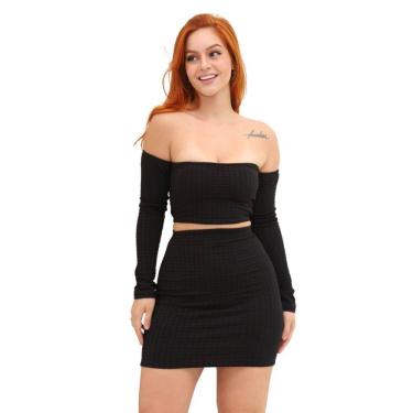 Imagem de Conjunto Feminino Ciganinha Com Bojo Manga Longa