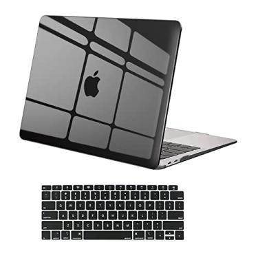 Imagem de MOSISO Capa compatível com MacBook Air de 13 polegadas 2022 2021 2020 2019 2018 versão A2337 M1 A2179 A1932 Touch ID, capa rígida de plástico e capa de teclado para MacBook Air de 13,3 polegadas,