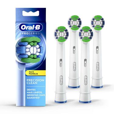 Imagem de Oral B Refil De Escova Eletrica Precision Clean Com 4