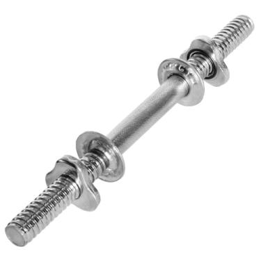 Imagem de Halteres Academia Barra Rosca 40cm De Aço Maciço Para Treinos De Musculação (Unidade)