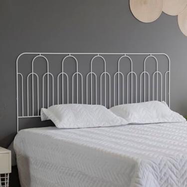 Imagem de Cabeceira para Cama Aramada Triunfo - Casal Branco