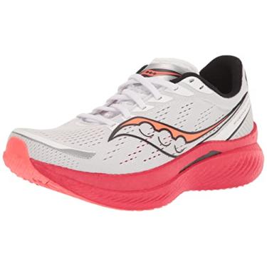 Imagem de Saucony Tênis de corrida masculino Endorphin Speed 3, Branco/Blck/Vizi, 47
