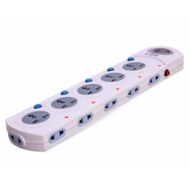 Imagem de Filtro Linha Regua 16 Tomadas Multimetro Tomada Extensao - Zorro, 220V