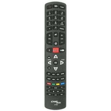 Imagem de Controle Remoto Para TV LCD Smart Philco Netflix Modelo Rc3100l03 Chip