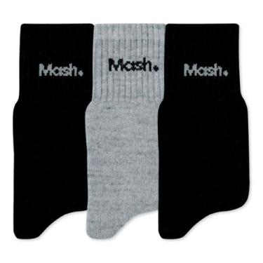 Imagem de Kit/3 meia mash 202.05, 39-43, Preto